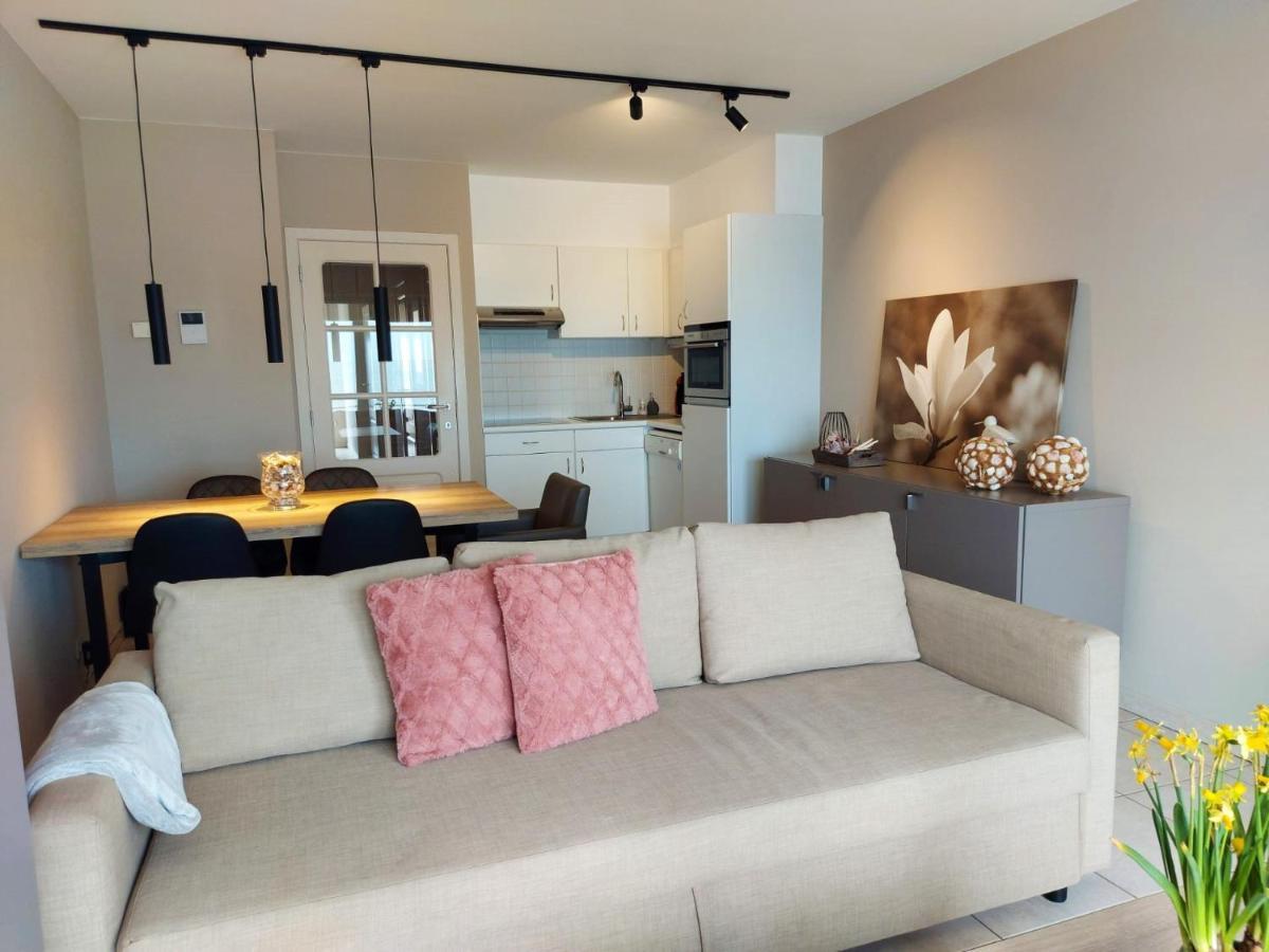 Appartement Met Zeezicht En Verwarmd Zwembad Ostend Luaran gambar